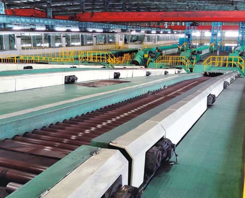 High speed cold rolled ribbed steel coil production line
